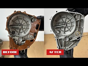 Rebuilding the Iconic Suzuki DR650 Motorcycle Engine | Part 3: Engine Case Cleaning & Preparation