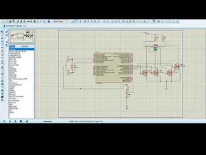 Stepper Motor Control - Simple Unipolar Drive (Proteus)