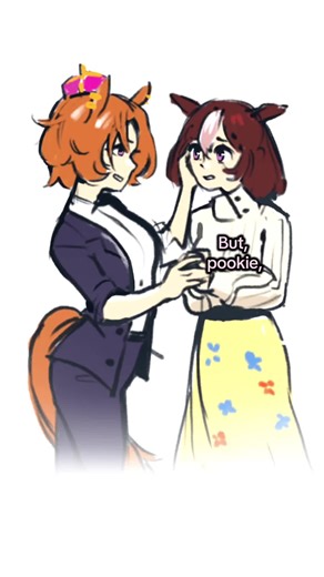 TM Opera O and Meisho Doto are such a cute couple but Doto’s roommate Air Shakur is sick of their PDA 😭 Art by Hirvi_owo #umamusume #umamusumeprettyderby #tmoperao #meishodoto