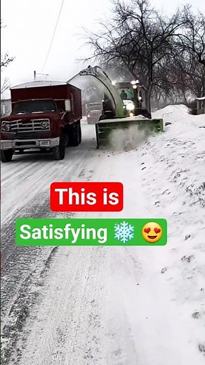 insane Snow Blower Machine Clearing Deep Snow | Satisfying Snow Removal #snowblower #snow #snowstorm