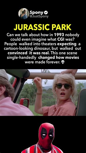 Jurassic Park (1993): The CGI Scene That Changed Movies Forever #shorts