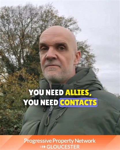 Hi everyone, Why am I now running the Progressive Property Network...