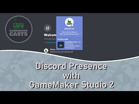 Discord Presence in GameMaker Studio 2