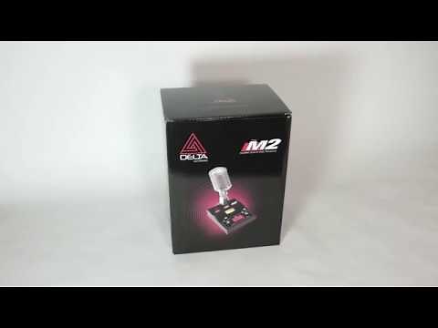Delta M2 Chrome CB HAM Radio Desk Microphone Unboxing Review