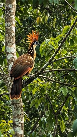 Hoatzin Bird – The Only Bird With Claws on Its Wings 😱