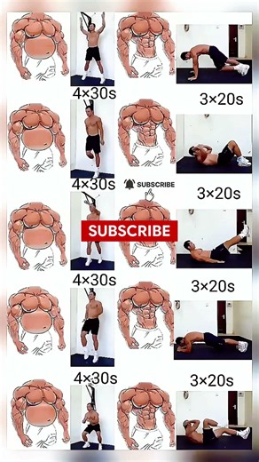 30-Day Core Workout Challenge | Stay Consistent & Strong #motivation #chest #sports