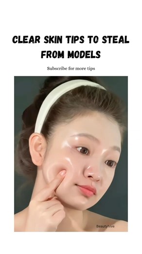 Clear skin tips || Steal From Models😱 #skincare #beauty #beautytips