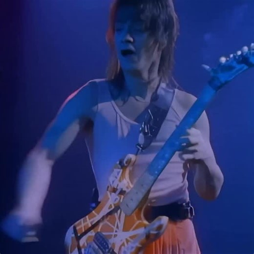 thelegendsofmusictv on Instagram: "Van Halen performing “Eruption” Live on the 27th of August, 1986 at the Veterans Memorial Coliseum, New Haven, Connecticut “Eruption” was born out of a warm-up exercise Eddie used before the band’s recording sessions. It involved the guitarist running his guitar through a cheap echo unit called a Univox to get the low growl at the end. He put a different motor in the unit to give it a distinctive sound. In fact, the guitarist had gained a reputation for taking