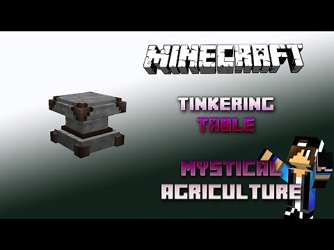 Tinkering Table 🍎🪴🍋 Minecraft Mystical Agriculture Tutorial 🍎🪴🍋 English 🍎🪴🍋 #Minecraft