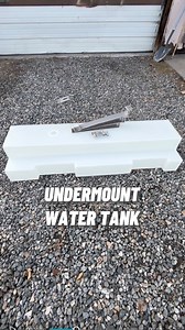 Lock in this extra space in your van!! This 16 gallon undermount water tank is designed to fit your Ford Transit perfectly — it’s a great volume for grey water, strapping to the bottom of your vehicle. Questions? Drop them in the comments below 👇🏼 #avcrig #transitbuild #transitconversion #transitcamper #vanbuild | AVC RIG - Van Build Resource