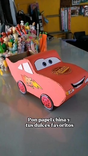 Moldes de Rayo McQueen para Imprimir y Dulceros Cars 🏎️