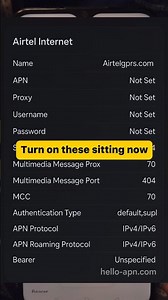 airtel apn settings 5g 2025/airtel apn settings for fast internet /airtel apn settings | Airtel apn
