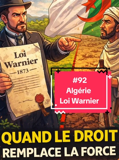 La loi Warnier de 1873 : Histoire de l'Algérie et de la France