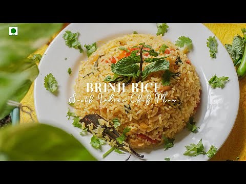 Brinji Rice Recipe | Southindian Veg Recipe | Chefmom