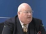 Moment Lord Pickles tells inquiry to hurry because of his 'busy day'
