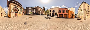 Casa de Colon and the Cathedral in traditional streets of Las Palmas 360 Panorama | 360Cities