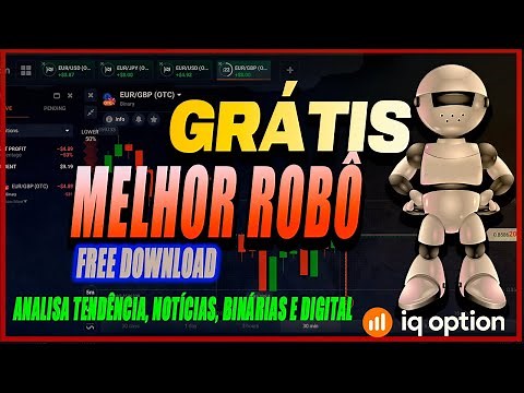 ✅ IQ OPTION: MELHOR ROBÔ GRÁTIS - ANALISA TUDO ANTES DE ENTRAR