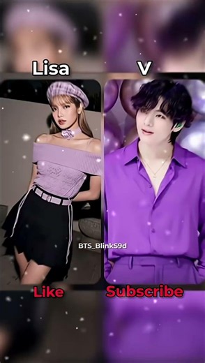 OMG lisa & V same same dress colour #bts #blackpink #shorts