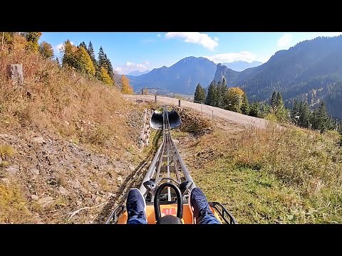 Alpine Coaster (Onride/POV) Video Kolbensattel Oberammergau 2021