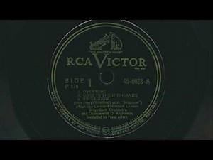 1947 BRIGADOON Overture / Once In The Highlands / Brigadoon ORIGINAL BROADWAY CAST - 78 RPM Record