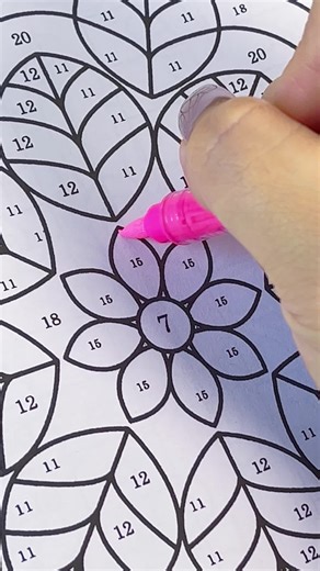 Relaxing Color by Number for Adults