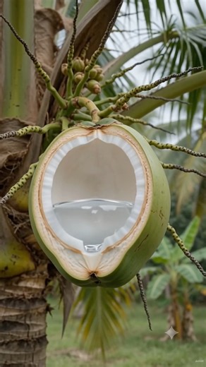 From Fallen Coconut to Fresh Coconut Water 🌴🥥 | Amazing Coconut Life Cycle Timelapse