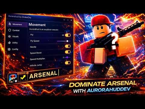 NEW SCRIPT Arsenal – AIMBOT ESP RAPID FIRE , INF AMMO 2026
