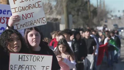 Students at Skyview campus walk out of class as part of nationwide protests