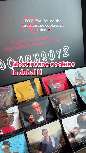 Coolest Cookies and Giant Box from DoughBoyz in Dubai!