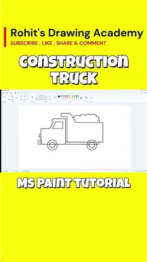 Truck Drawing #mspaint #drawing #art