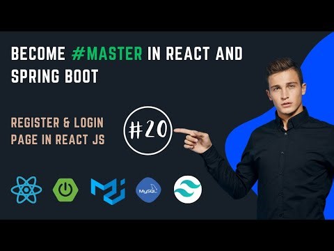 Building A Login and Register Page using React | The Ultimate Full Stack Web development Course #20