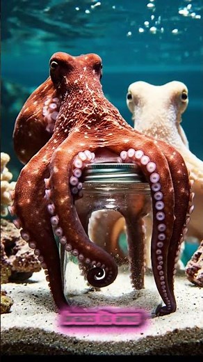 Octopus Opens Jar Like a Human! | THE RANK REPORT #therankreport #trendingnow #animalintelligence