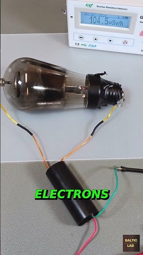 ☢️ X-Rays generated from a vacuum tube ☢️ #science #physics #radiation #experiment #electronics
