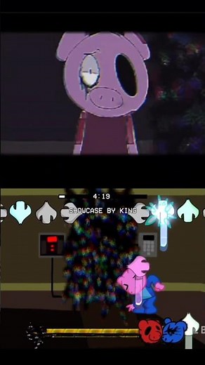 Glitch Piggy cutscene #new #pibbymod #pibby darkness #pibbyxfnf #fnf glitch fanmade