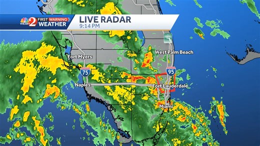 First tornado warning of the evening down across south Florida near Fort Lauderdale. Looks for bands like these to move northward overnight into Sunday across Central Florida. #weshwx | Tony Mainolfi, WESH