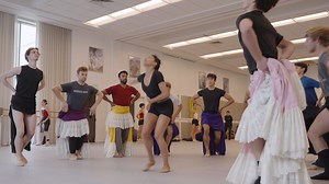 There's a section of Annabelle Lopez Ochoa's Broken Wings where 12 male dancers appear as Frida's self portraits and dance alongside her. "I really felt I wanted one moment where you see the painting move, where the painting comes to life. So that’s when the idea came to have her self-portrait appear on stage. She made 55 self-portraits of the 143 paintings that she made in her life. She was a precursor of the selfie…she made herself the subject and the theme of her paintings." Broken Wings is o