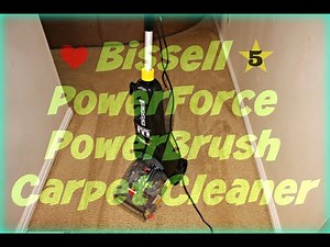 Bissell PowerForce PowerBrush Carpet Cleaner Review Unboxing and Set Up
