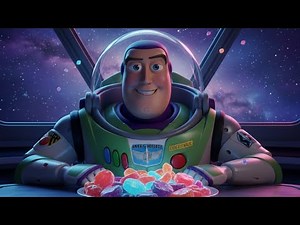 ✨ Buzz Lightyear ASMR | Cosmic Crunch & Galactic Eating Sounds 🌌🍽️