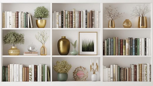 Modern Stylish Neutral Bookshelf Zoom Background Chic Virtual Office Backdrop Stylish Minimalist Decor Face Time Calls Background Gold Hour - Etsy