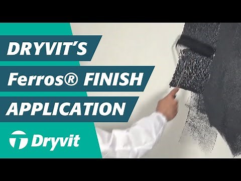 Dryvit's Ferros Finish Application