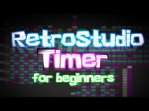 Tutorial for making a timer/counter in RetroStudio (Beginner Friendly)