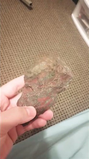 a rock from the banded iron formation in the up