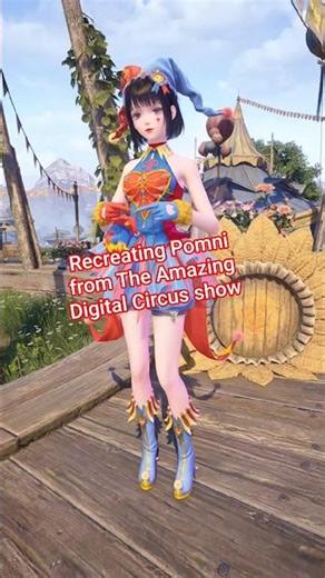 ✨Infinity Nikki Cosplay - Pomni from The Amazing Digital Circus show #infinitynikki