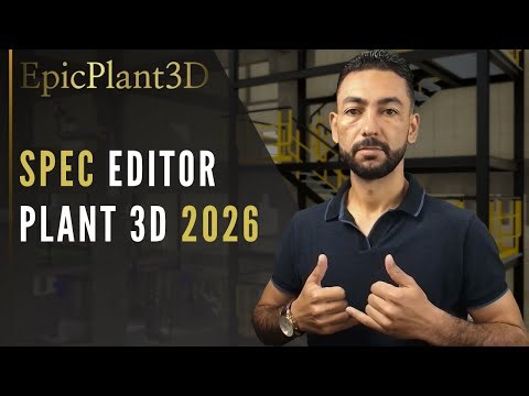 Spec editor Autocad Plant 3D 2026