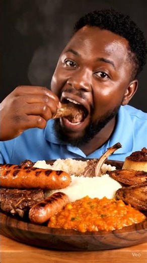 Eating Big Meals With Crunchy Chewing Sounds ASMR