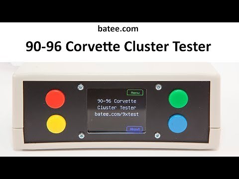 90-96 Corvette #3 - Instrument Panel Gauge Cluster Tester