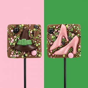 Wicked Witch Belgian Chocolate Lollipops, Witches Hat, Pink Shoes Sprinkled Party Favours - Etsy UK