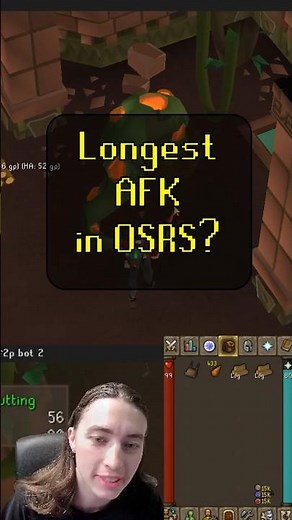 25 Min Woodcutting AFK in OSRS ? #oldschoolrunescape#osrsshorts #osrs
