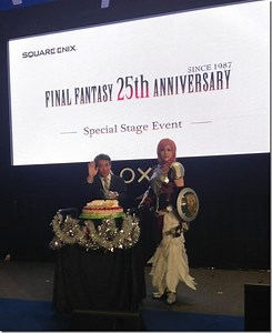 Valkyrie Lightning At The Final Fantasy 25th Anniversary Special Stage Event