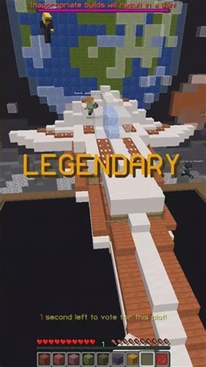 LEGENDARY minecraft SPACESHIP 5min solo build 🔥🚀 #space #minecraft #gaming #building